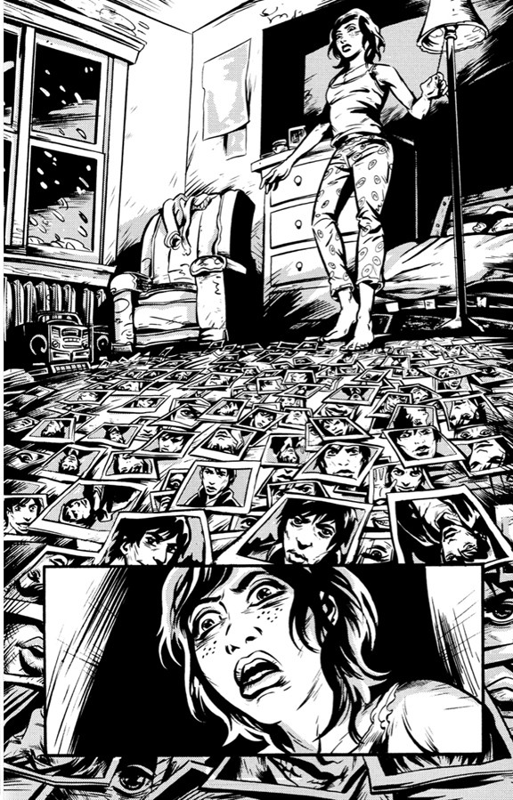 Megan gets a shock from her "Polaroid Boyfriend"